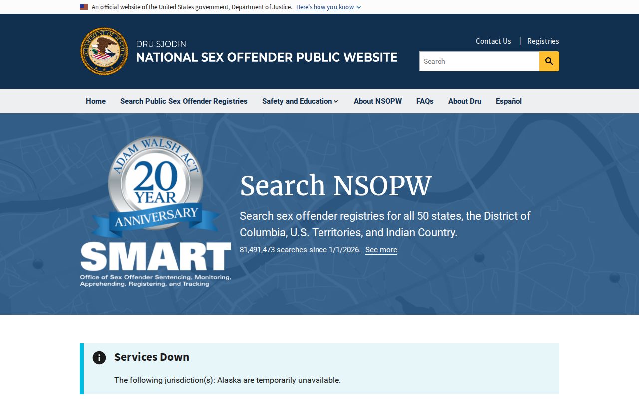 National search supplement for Edwards County sex offender records